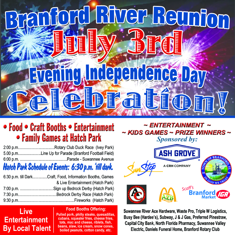 Branford, Florida 4th July Celebration, 2021