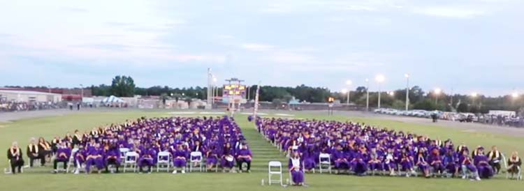 Columbia High School, Lake City, Florida 2021 graduatioin