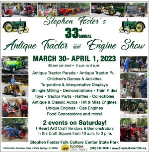 3-29-23 Stephen Foster Antique Tractor Show